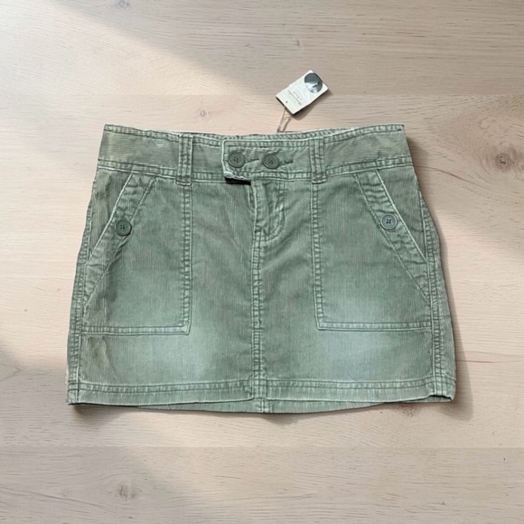Abercrombie & Fitch Dresses & Skirts - Vintage NWT Abercrombie & Fitch Distressed Corduroy Mini Skirt Size 2